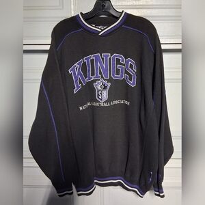 Lee Black and Purple Crewneck Sweater